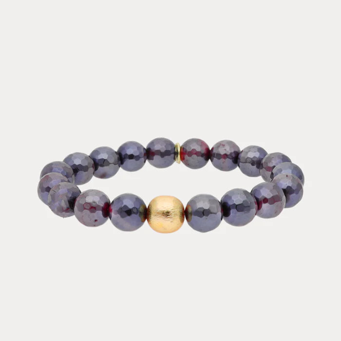 Mélange Beaded Bracelet - Red Tiger Eye