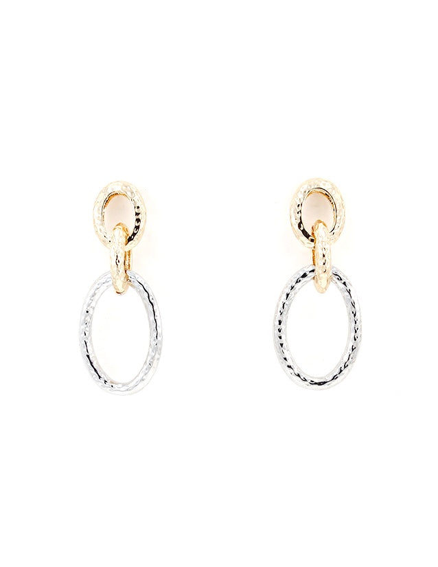 Nela Earrings - Gold Silver