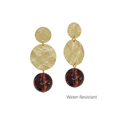 Net Earrings - Tortoise