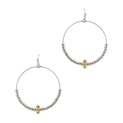 Nova Earrings - Silver Gold