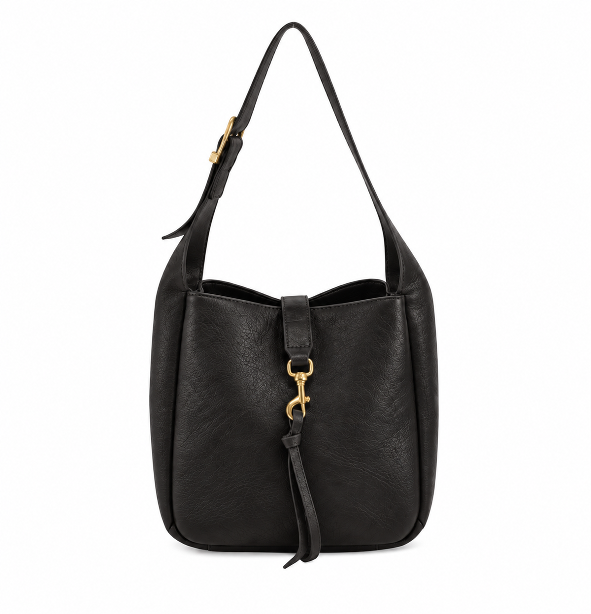 The Noa Hobo Small Shoulder Bag - Black