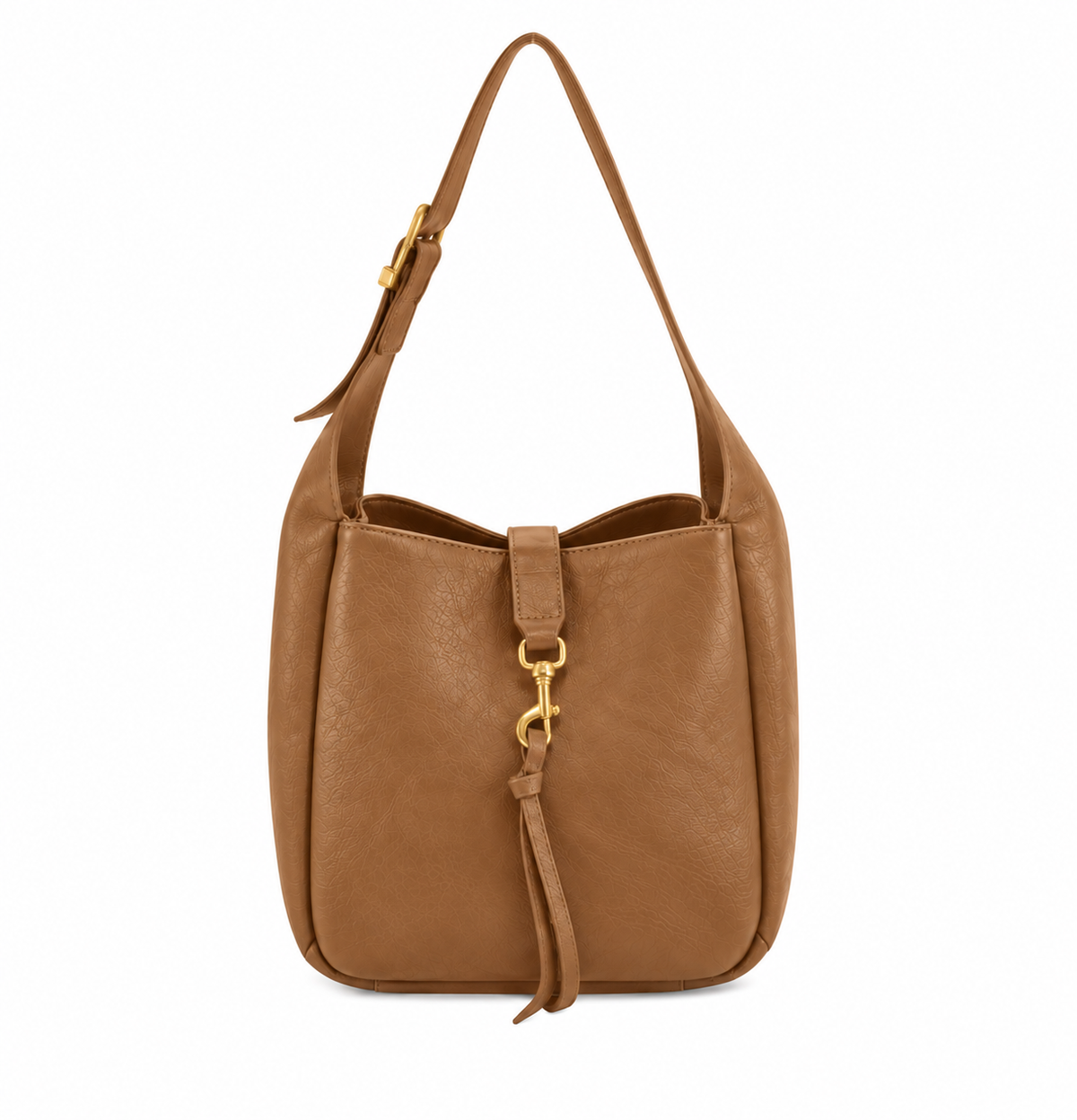 The Noa Hobo Small Shoulder Bag - Camel