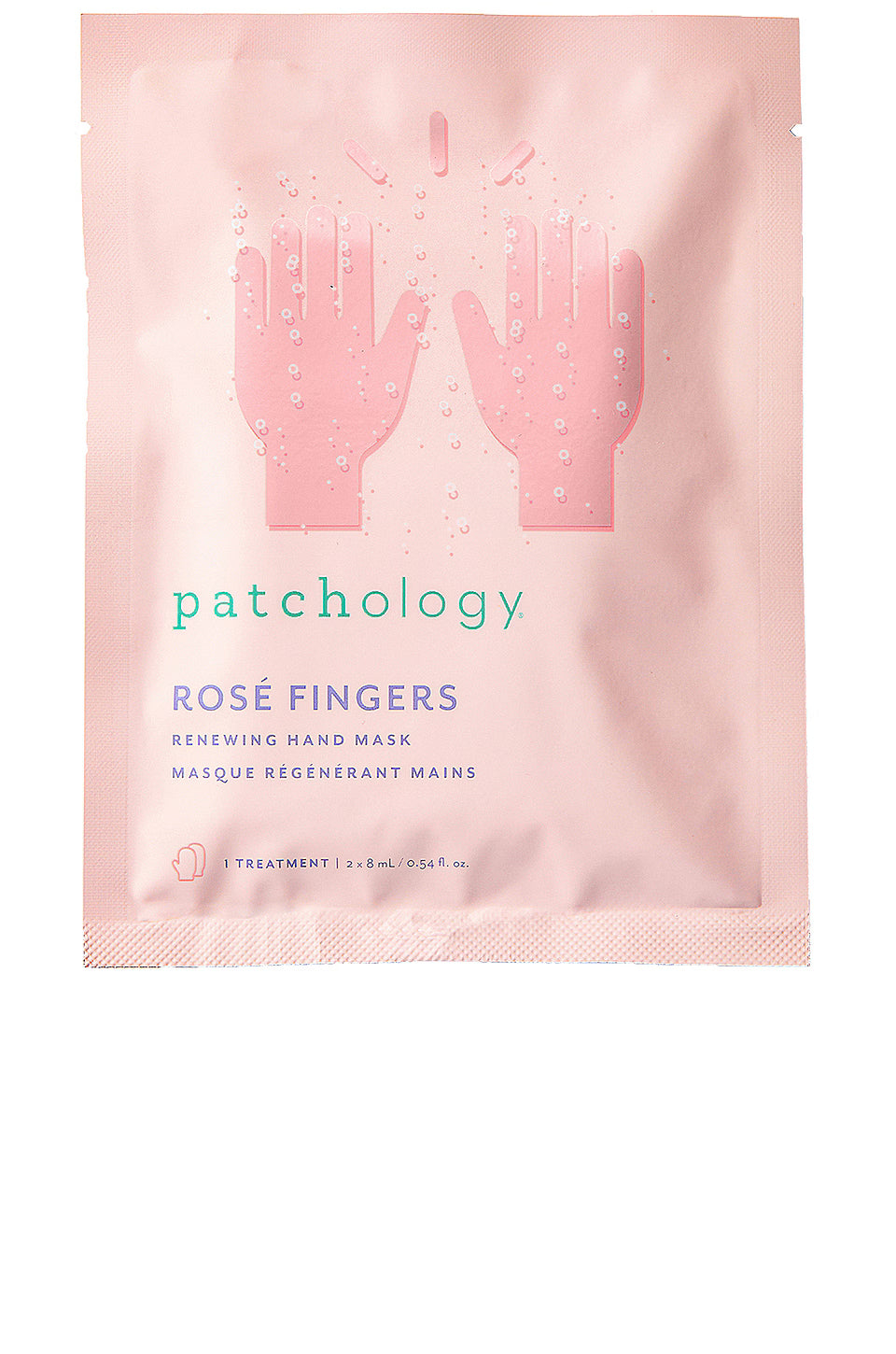 Patchology Rosé Fingers Renewing Hand Mask - 1 Treatment