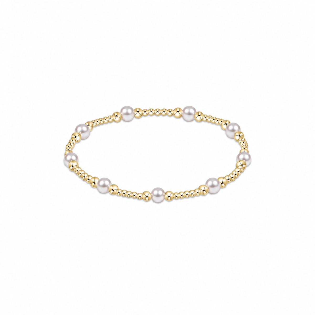 Purpose Pearl 4mm Gold Bracelet
