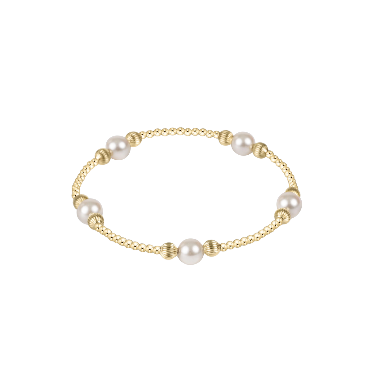 Purpose Pearl 6mm Dignity Gold Bracelet