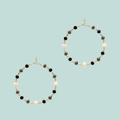 Rumi Earrings - Black