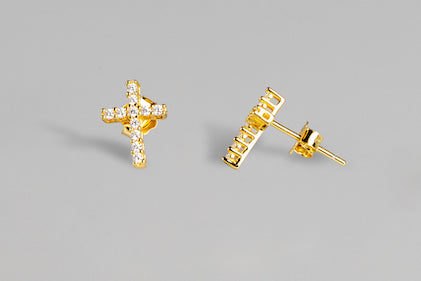 18K Saint Earrings - Gold