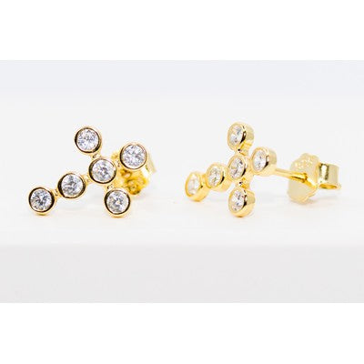 18K Sheba Earrings - Gold