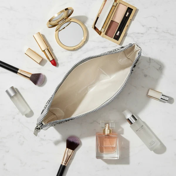 Sleek Stash Go-To-Case - Silver Python
