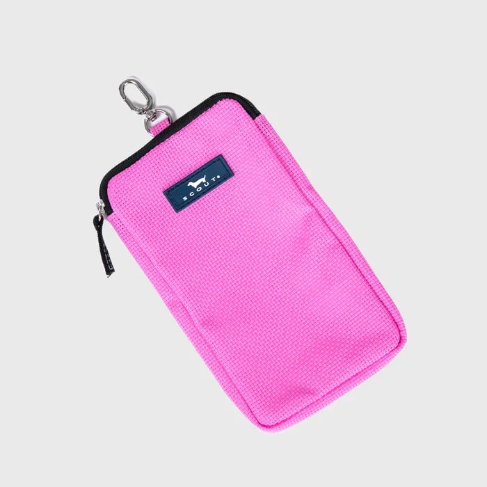 Scout - Call Me Maybe Phone Pouch - Red Violet Woven