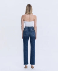 Celestial Glow - High Rise Full Length Straight Jeans