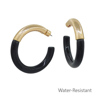 Teo Earrings - Black