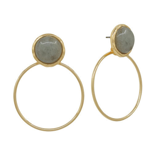 Toss Earrings - Labradorite