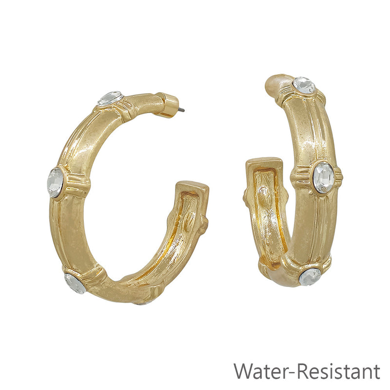 Toto Earrings - Gold Clear
