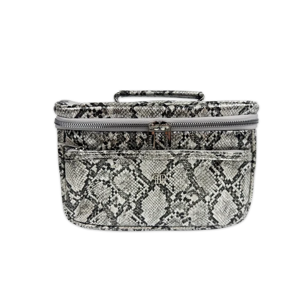 Classic Train Case - Silver Python