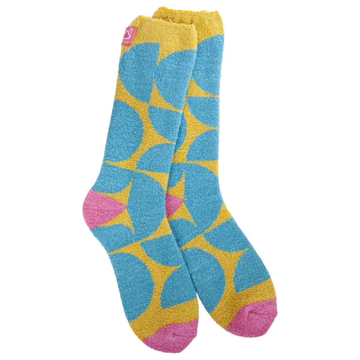 Geo Cozy Crew Socks