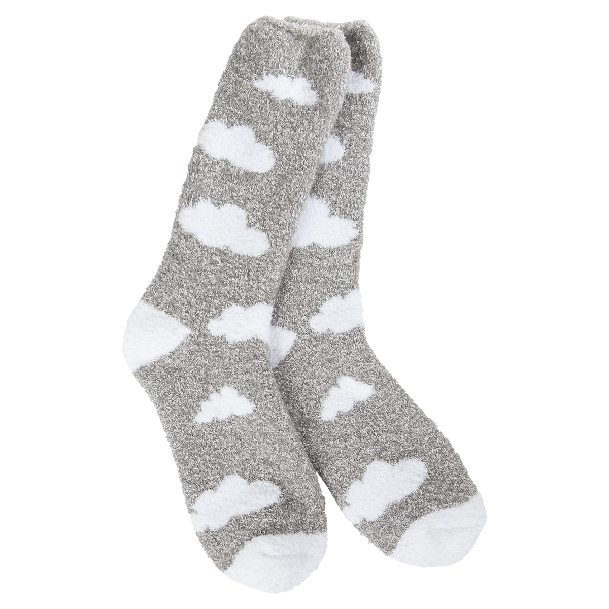 Grey Cloud Cozy Crew Socks