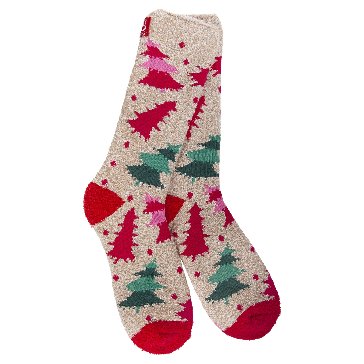 Pine Trees Cozy Crew Socks