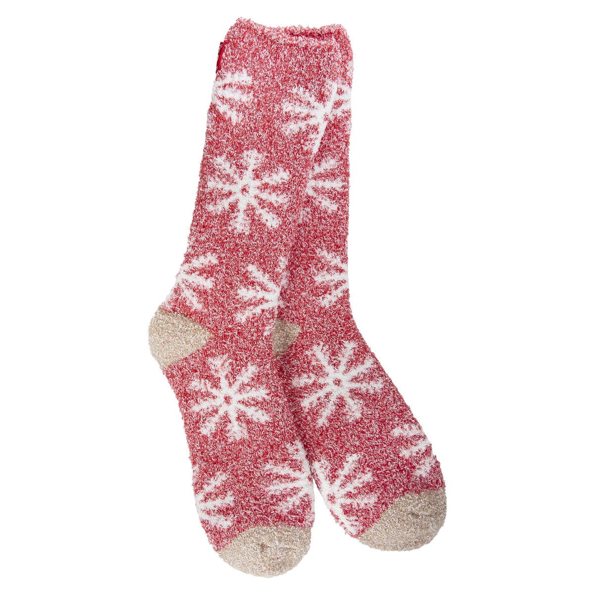 Snowflakes Cozy Crew Socks