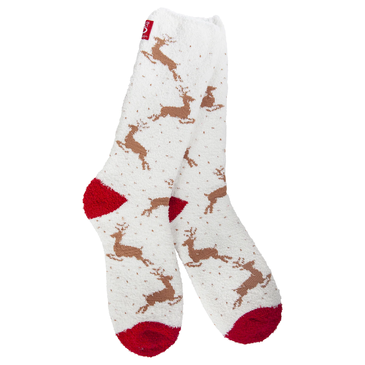 Reindeer Cozy Crew Socks