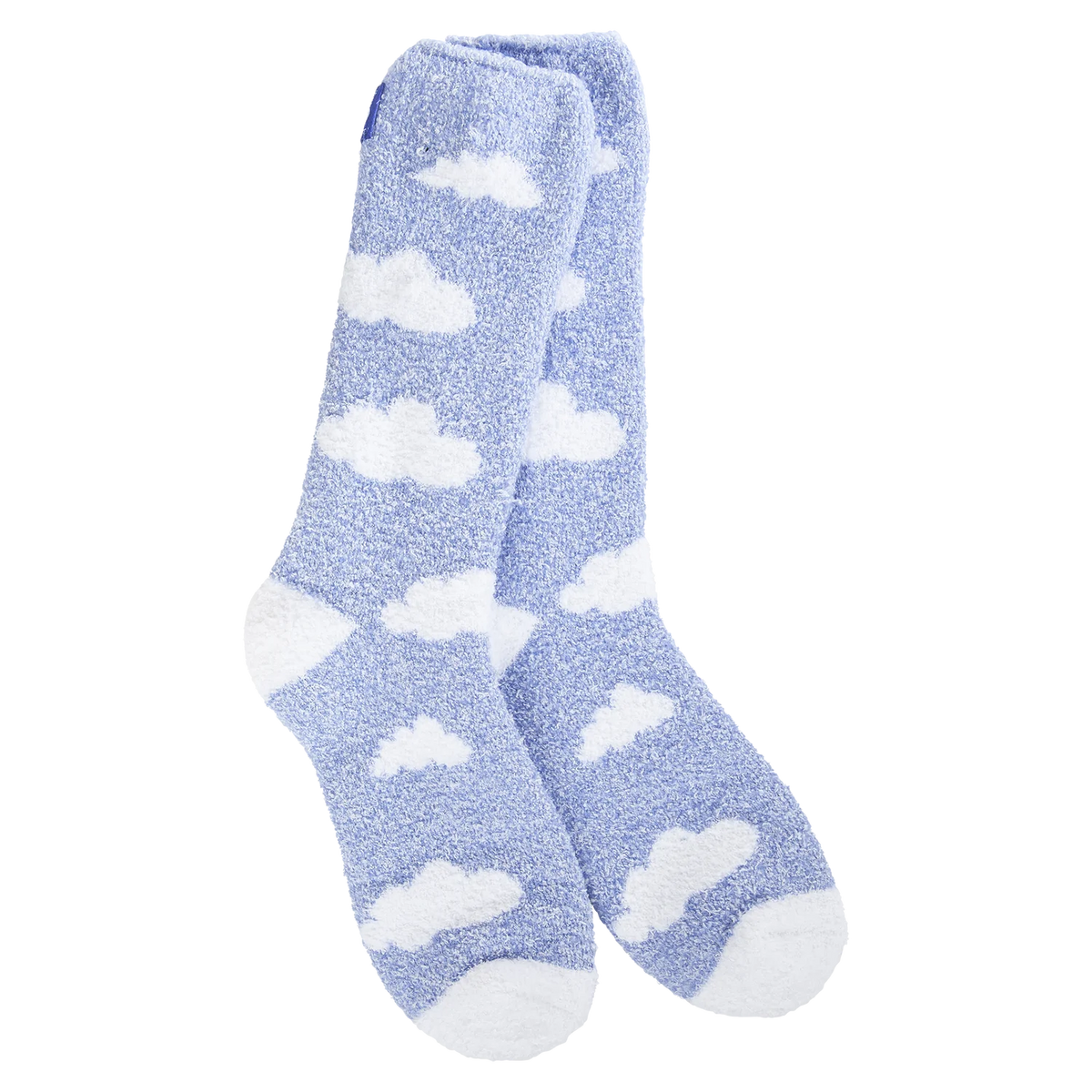 Periwinkle Cloud Cozy Crew Socks