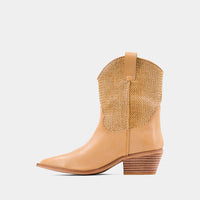 Zahara Boots - Natural Woven