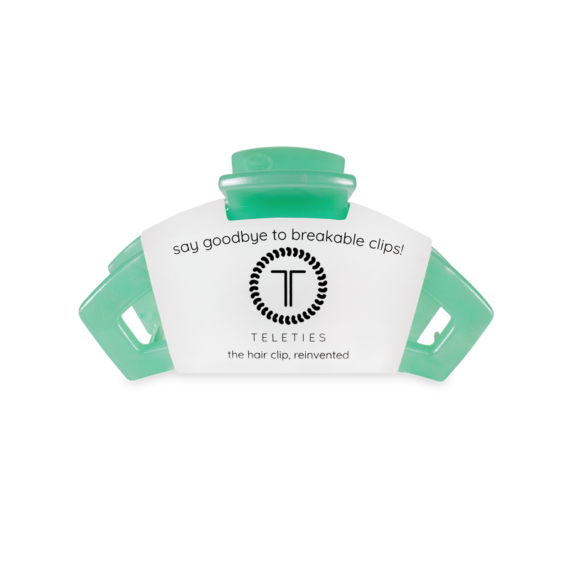 TELETIES - Open Hair Clip | Small | Spring Splash