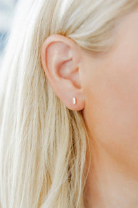 Amber Screwback Stud Earrings