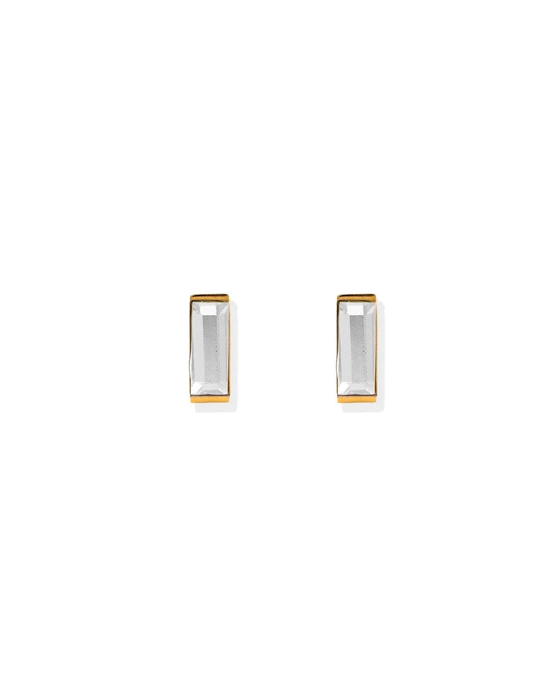 Amber Screwback Stud Earrings