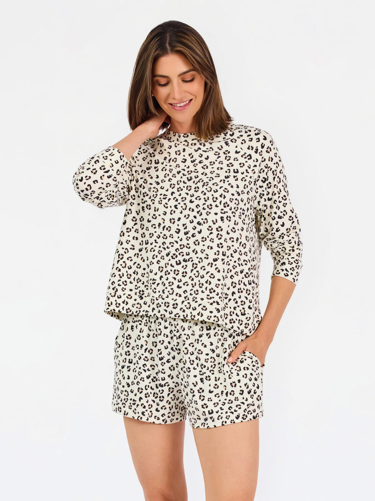 Annie Sweet Spot Pajama Shorts Set