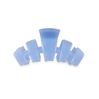 TELETIES - Classic Hair Clip | Small | Blue Lagoon