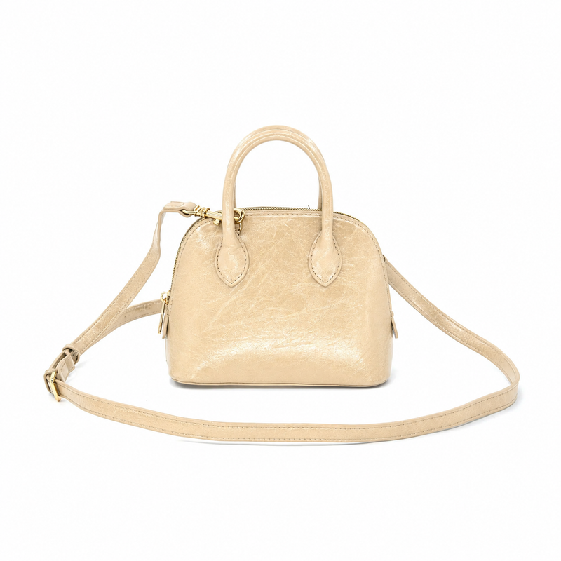 The Petite Handled Crossbody Bag - Beige
