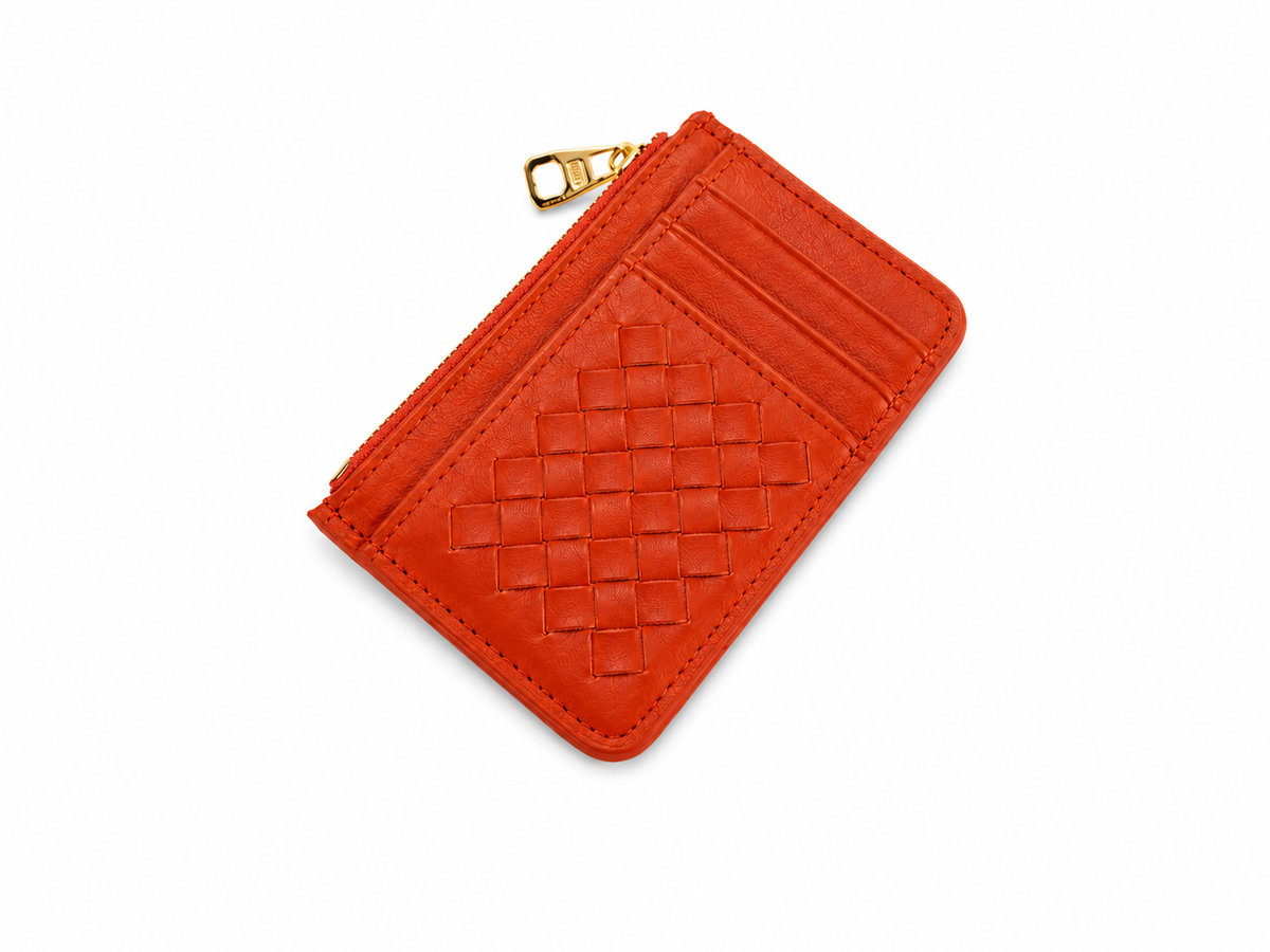 The Grab & Go Wallet - Orange