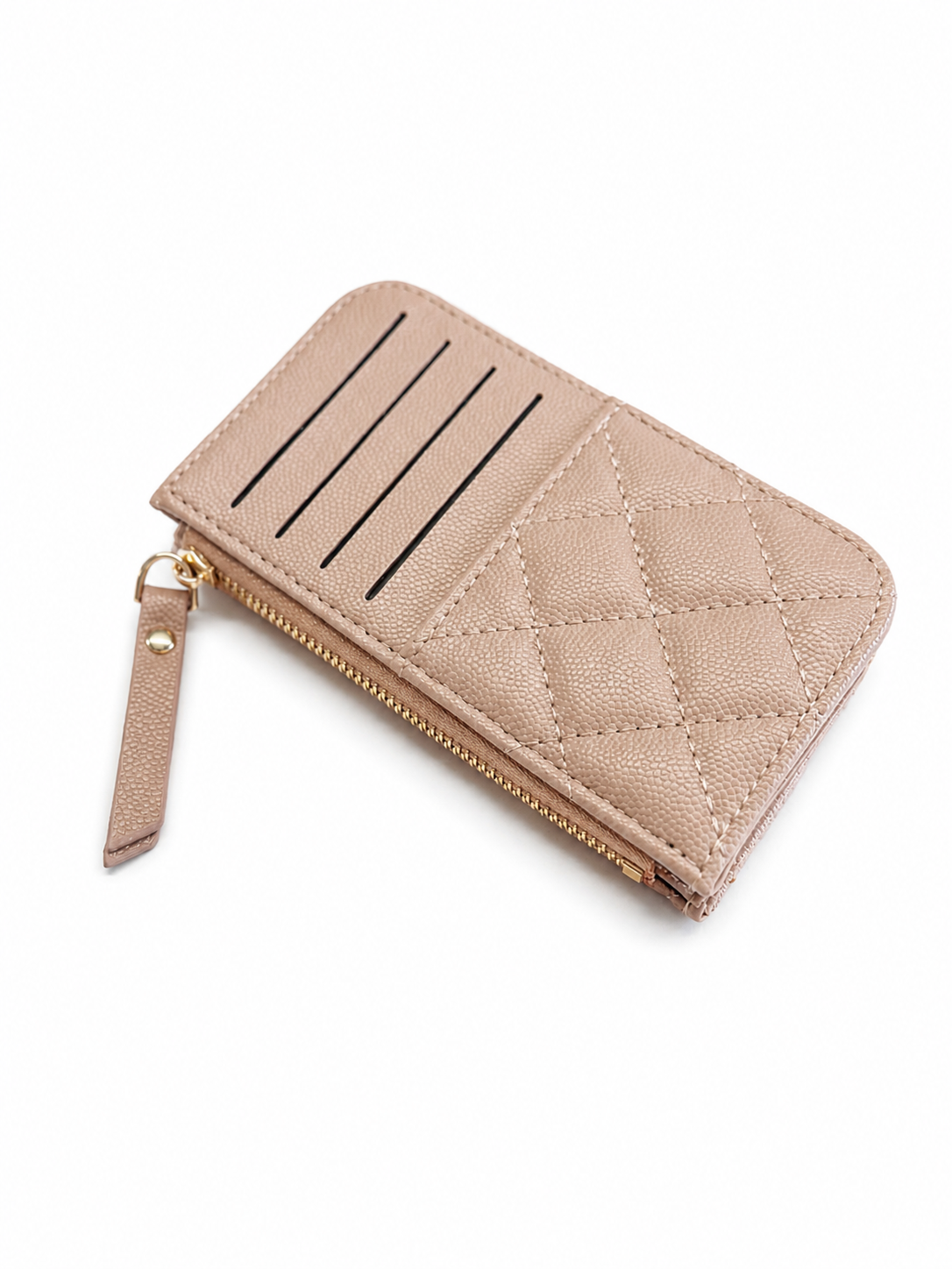 The Everyday Chain Wallet - Beige