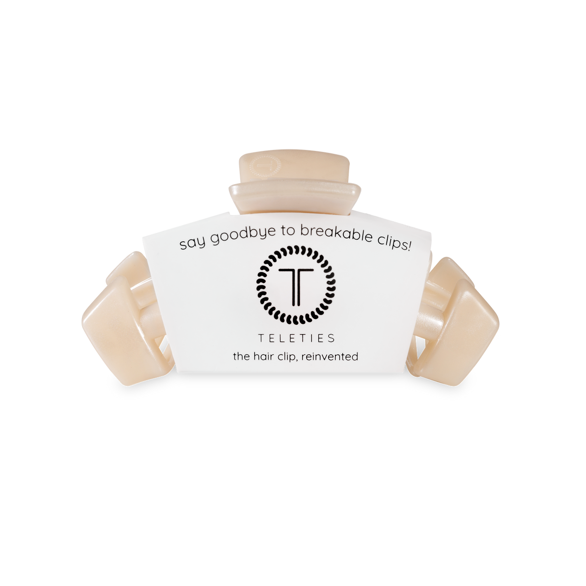 TELETIES - Classic Hair Clip | Small | Soft Surf