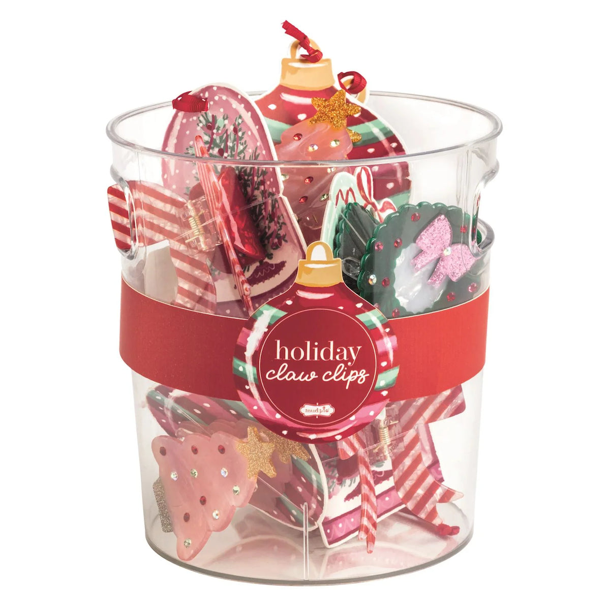Mud Pie Christmas Claw Clips
