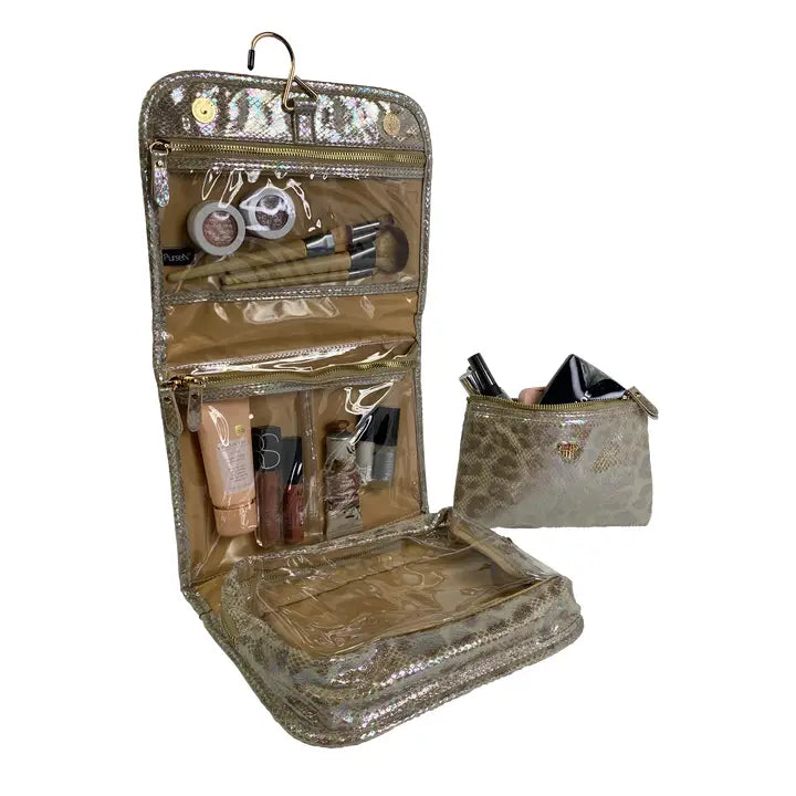 Toiletry Case - Glimmer Leopard