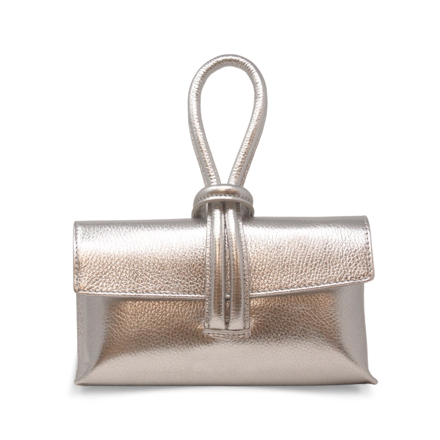 German Fuentes Leather Wristlet Bag - Gold