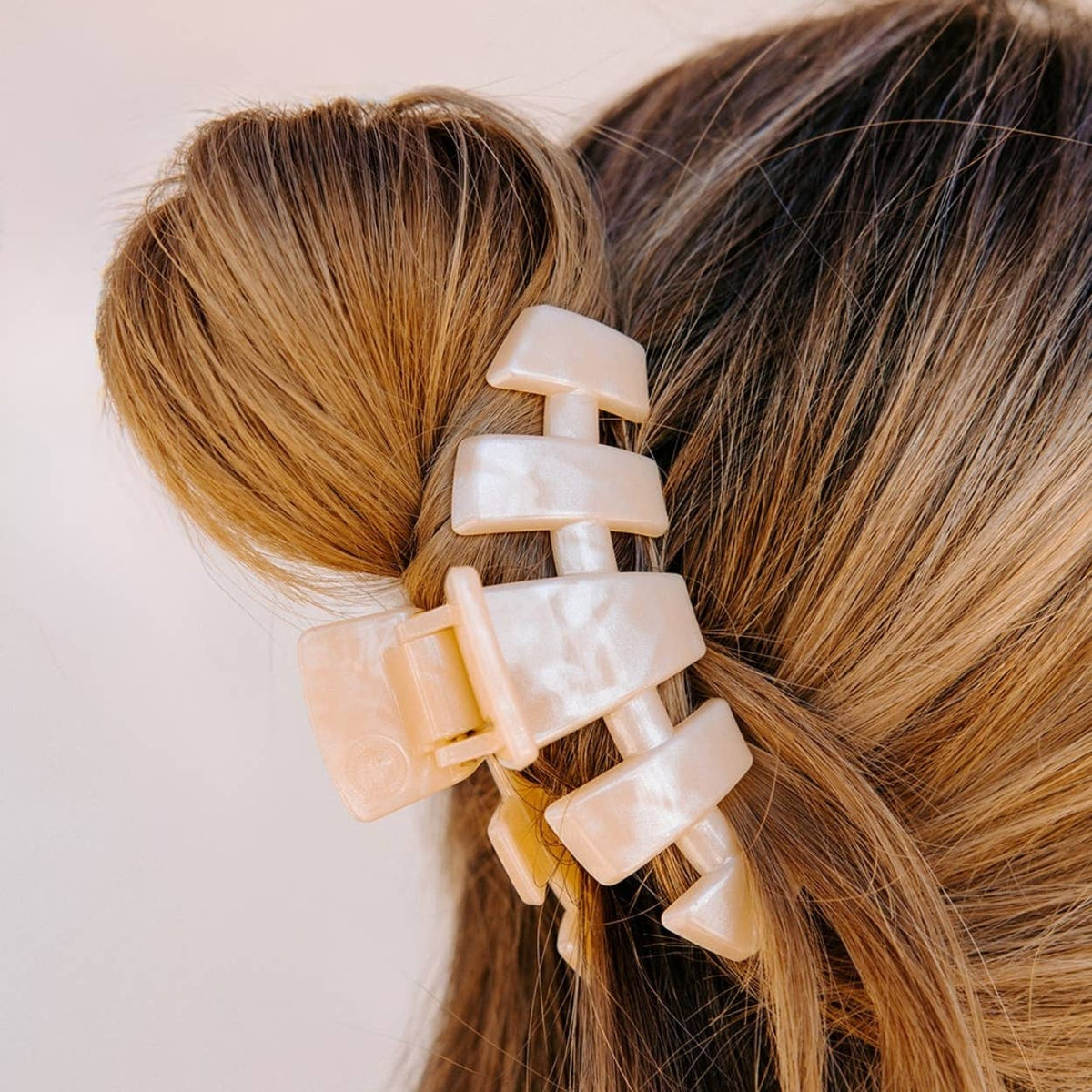 TELETIES - Classic Hair Clip | Large | Soft Surf