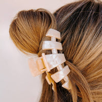 TELETIES - Classic Hair Clip | Large | Soft Surf
