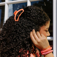 TELETIES - Open Hair Clip | Medium | Dreamsicle