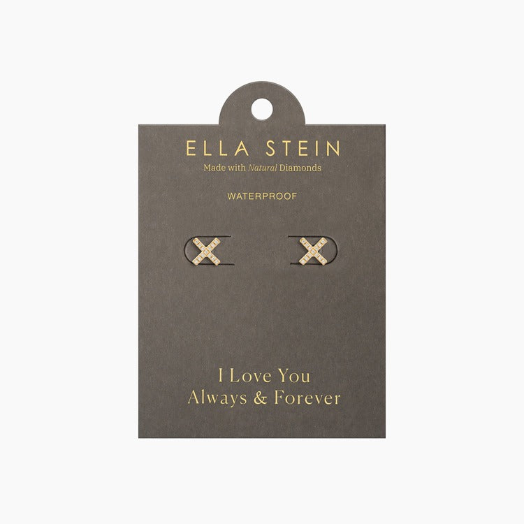 Gold  Hug It Out Stud Earrings