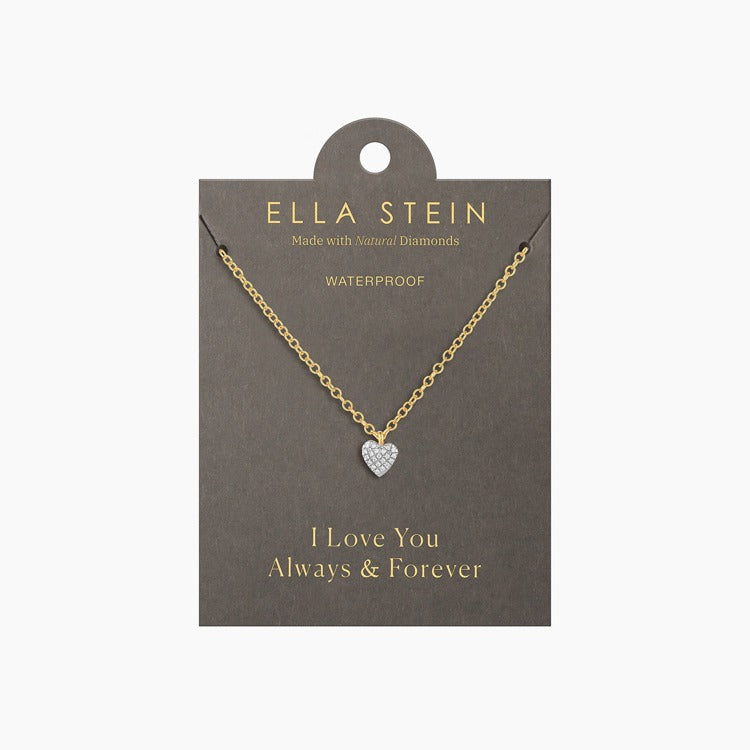 Gold  Small Heart Pendant Necklace