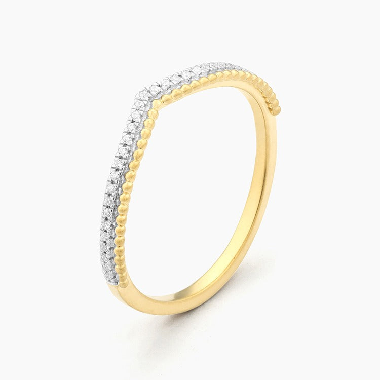 Gold Size 9 Climbing the Castillo Stack Ring
