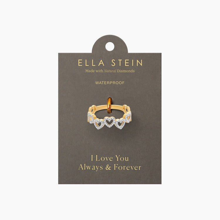 Gold Size 7  Spread Love Stmt Ring