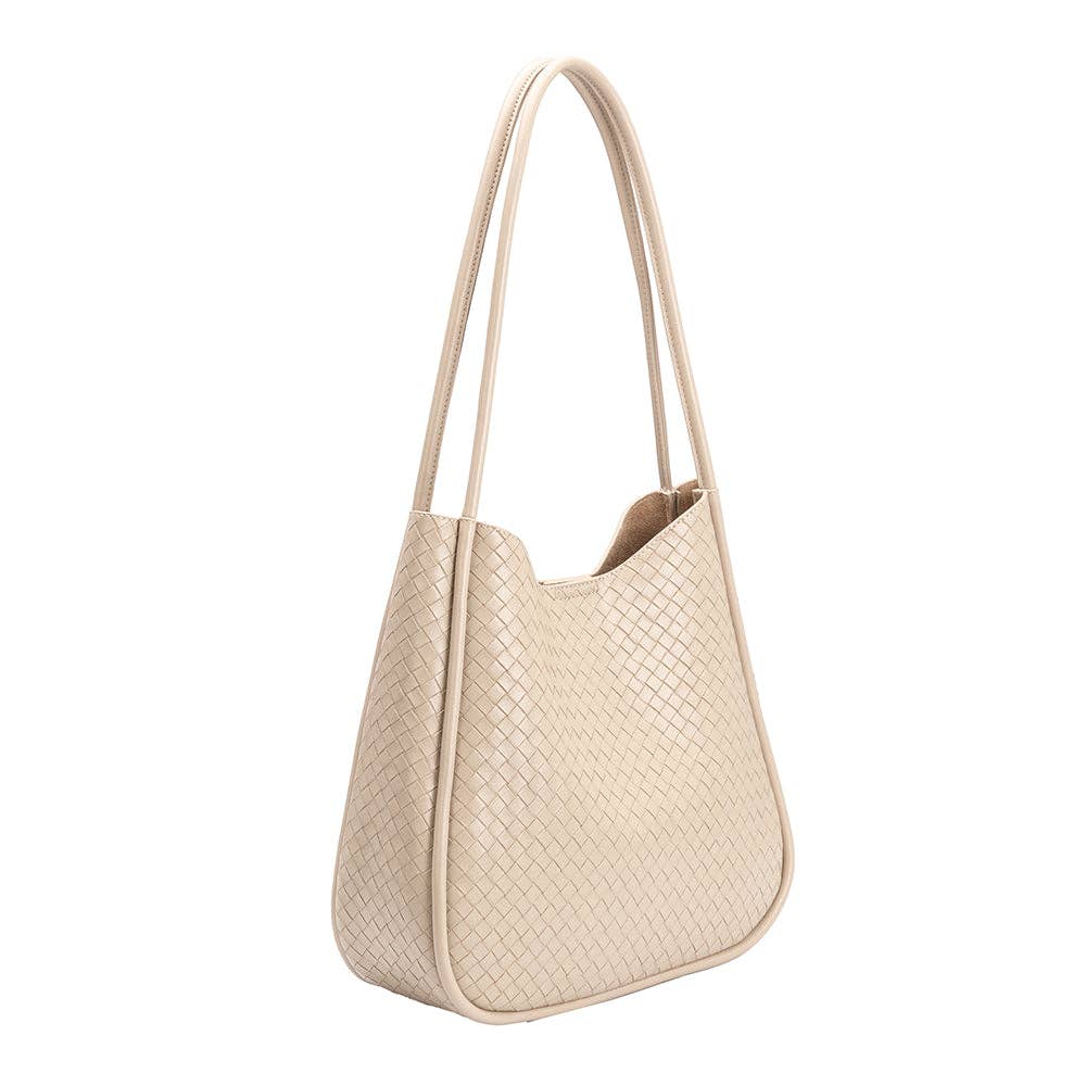 Mischa Bone Medium Recycled Vegan Tote Bag