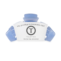 TELETIES - Classic Hair Clip | Medium | Blue Lagoon