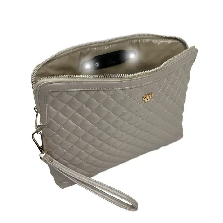 Litt Makeup Case - Pearl Quilted