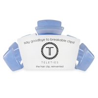 TELETIES - Classic Hair Clip | Large | Blue Lagoon