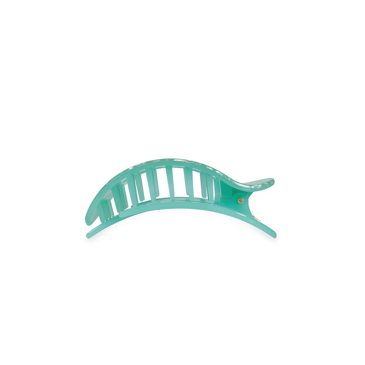 TELETIES - Flat Round Hair Clip | Small | Spring Splash
